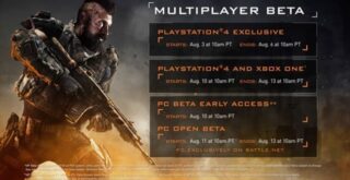 cod bo4ベータ日程
